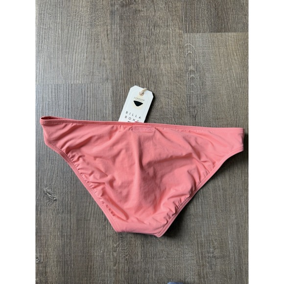 Billabong Women's Lowrider Bikini Bottom Pink Size L Swimwear Surf Beachwear - Picture 2 of 4